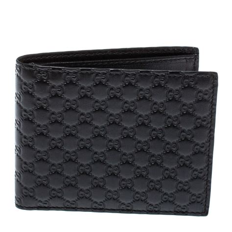 fake gucci bifold wallet|gucci bifold wallet microguccissima black.